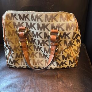 Michael Kors Brown Monogram Handbag